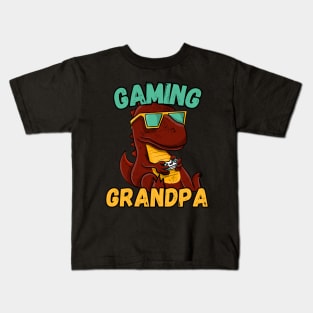 Gaming Grandpa Kids T-Shirt